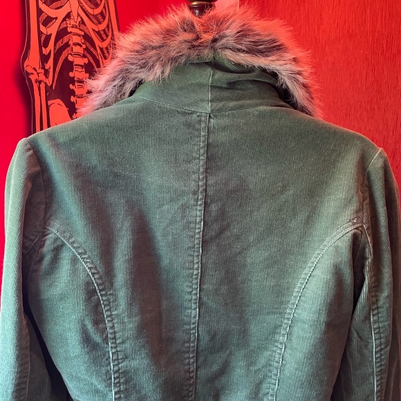 Y2K Green Corduroy Jacket - Picture 7 of 16